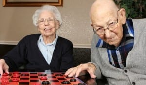 Old age people at Assisted Living Room